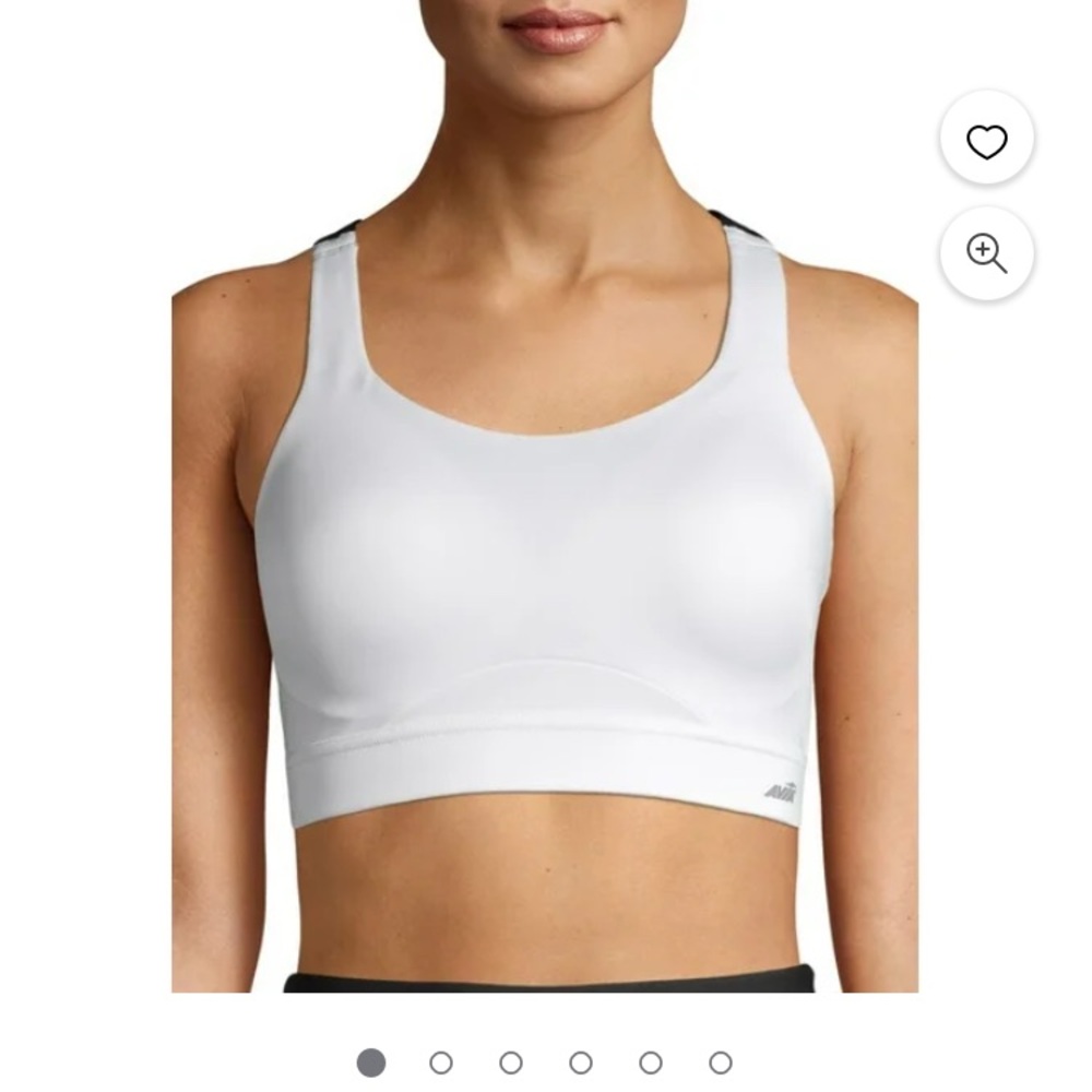 Avia White Sports Bra